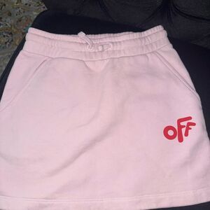 Brand new Off-White Pink kids Skirt size 10